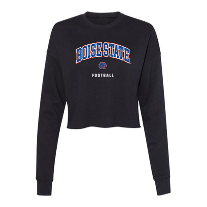 Boise State - NCAA Football : Daylon Metoyer - Women's Cropped Crew Fleece-0