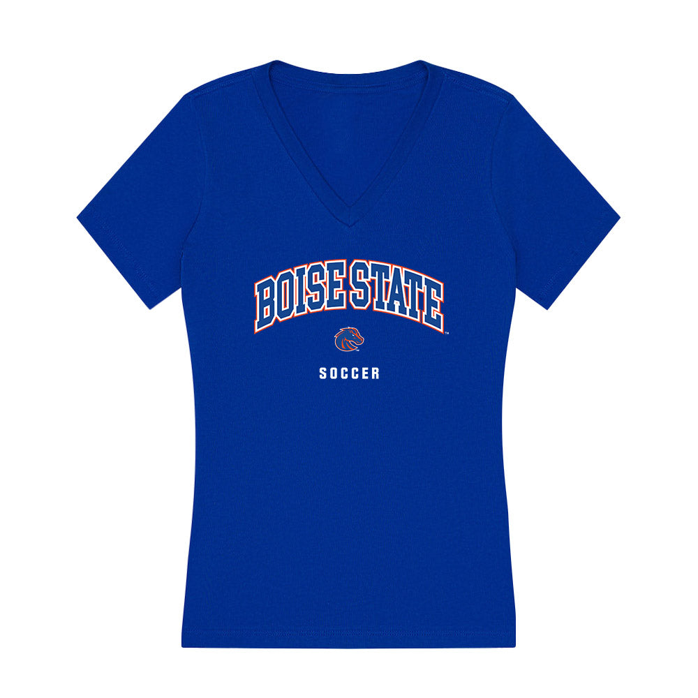 Boise State - NCAA Women's Soccer : Carly Cross - Women's V-Neck T-Shirt-0