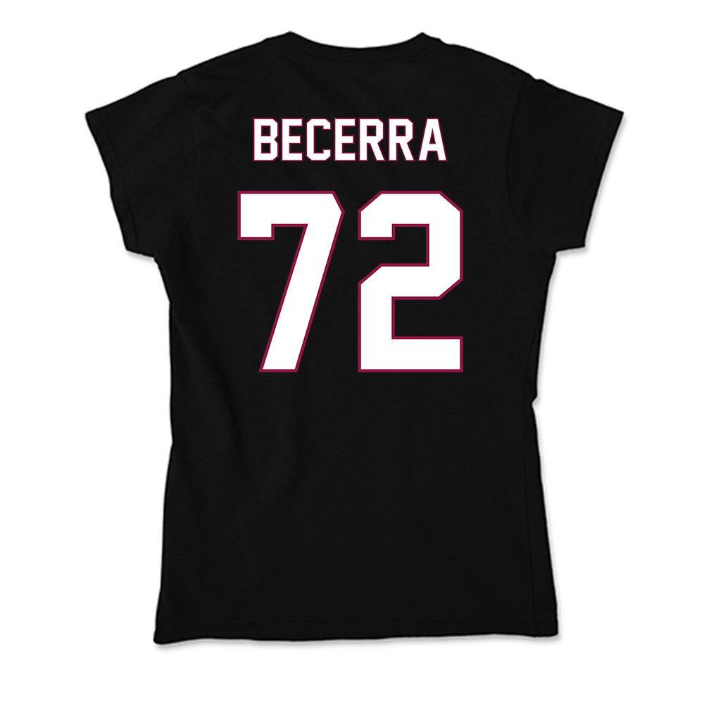 NMSU - NCAA Football : Merrick Becerra - Soft Style Women’s T-Shirt-1