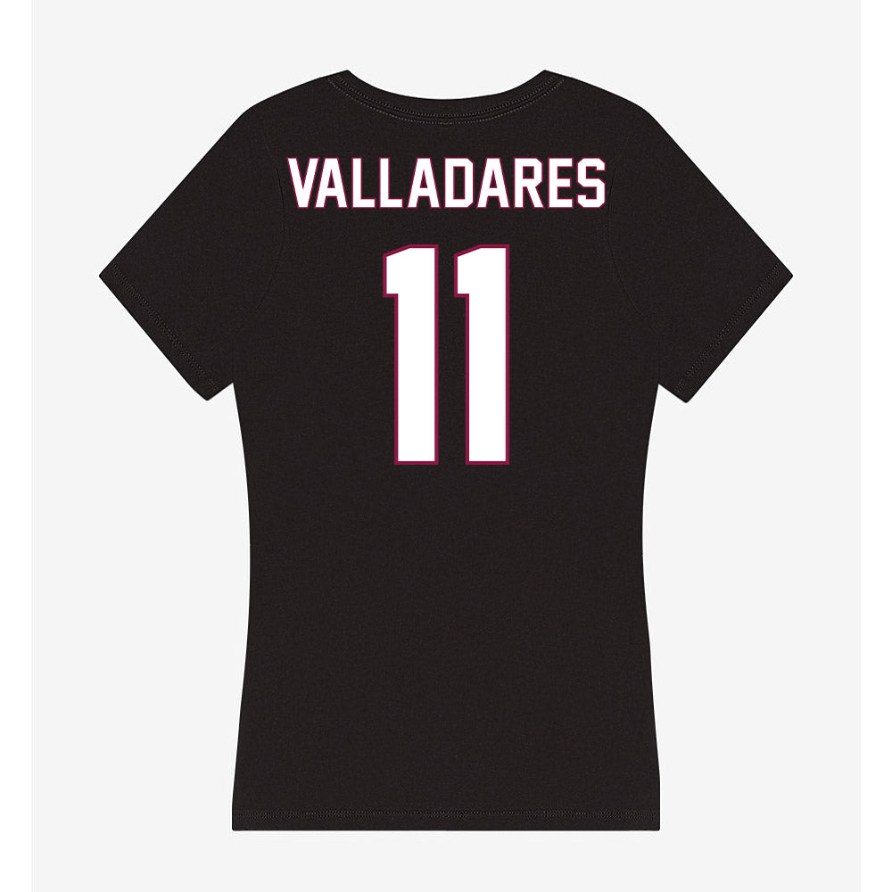NMSU - NCAA Softball : Jade Valladares - Women's V-Neck T-Shirt-1