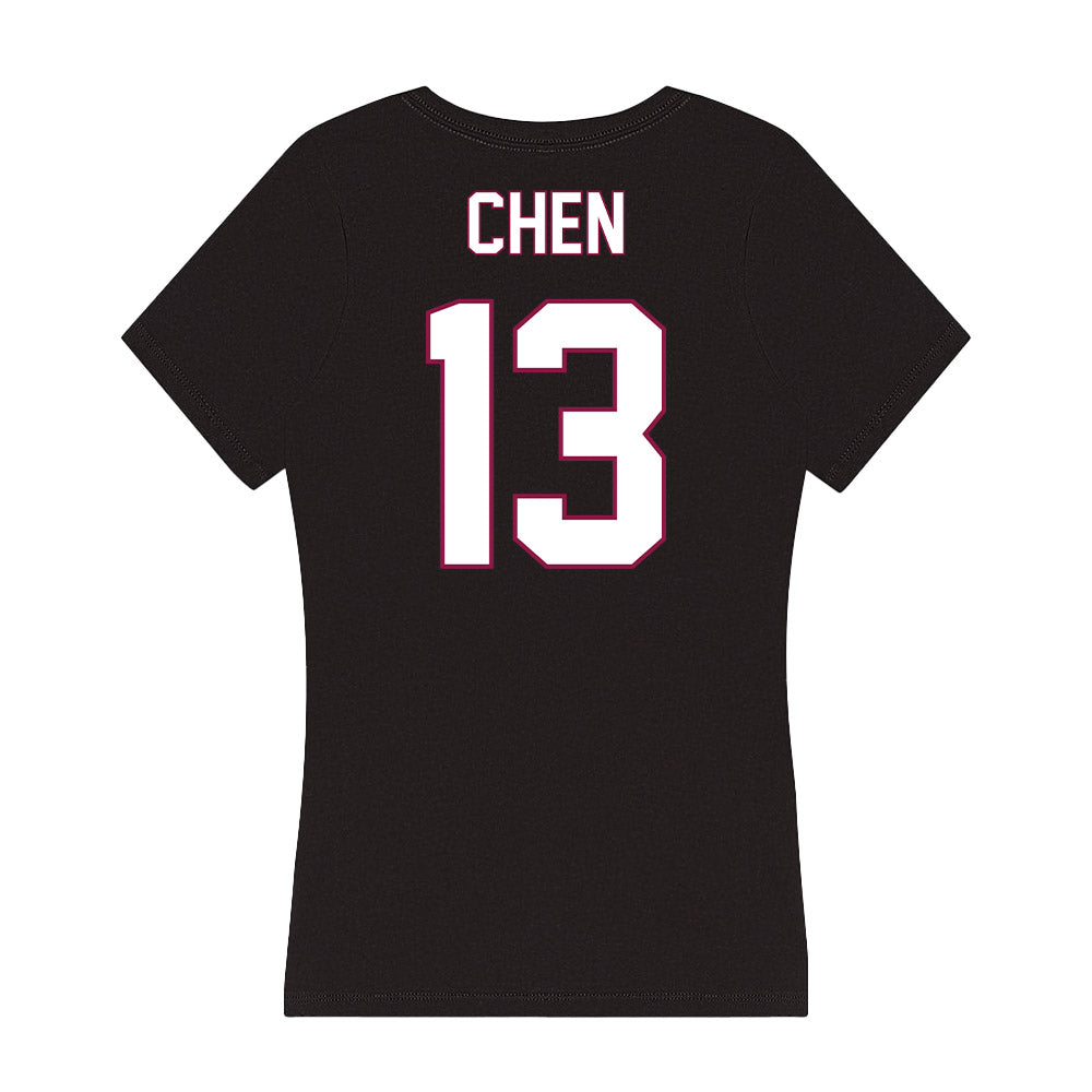 NMSU - NCAA Women's Golf : Kaylee Chen - Women's V-Neck T-Shirt-1