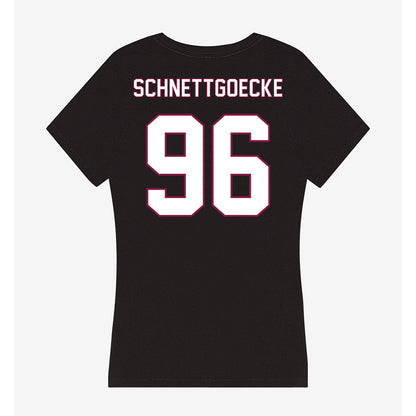 NMSU - NCAA Football : Cole Schnettgoecke - Women's V-Neck T-Shirt-1