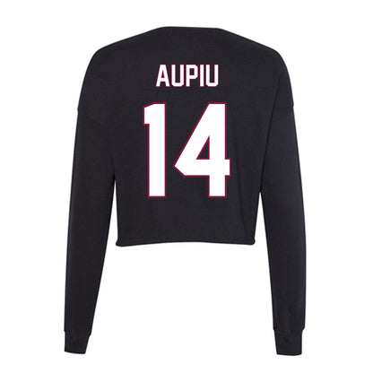 NMSU - NCAA Football : Sone Aupiu - Women's Cropped Crew Fleece-1