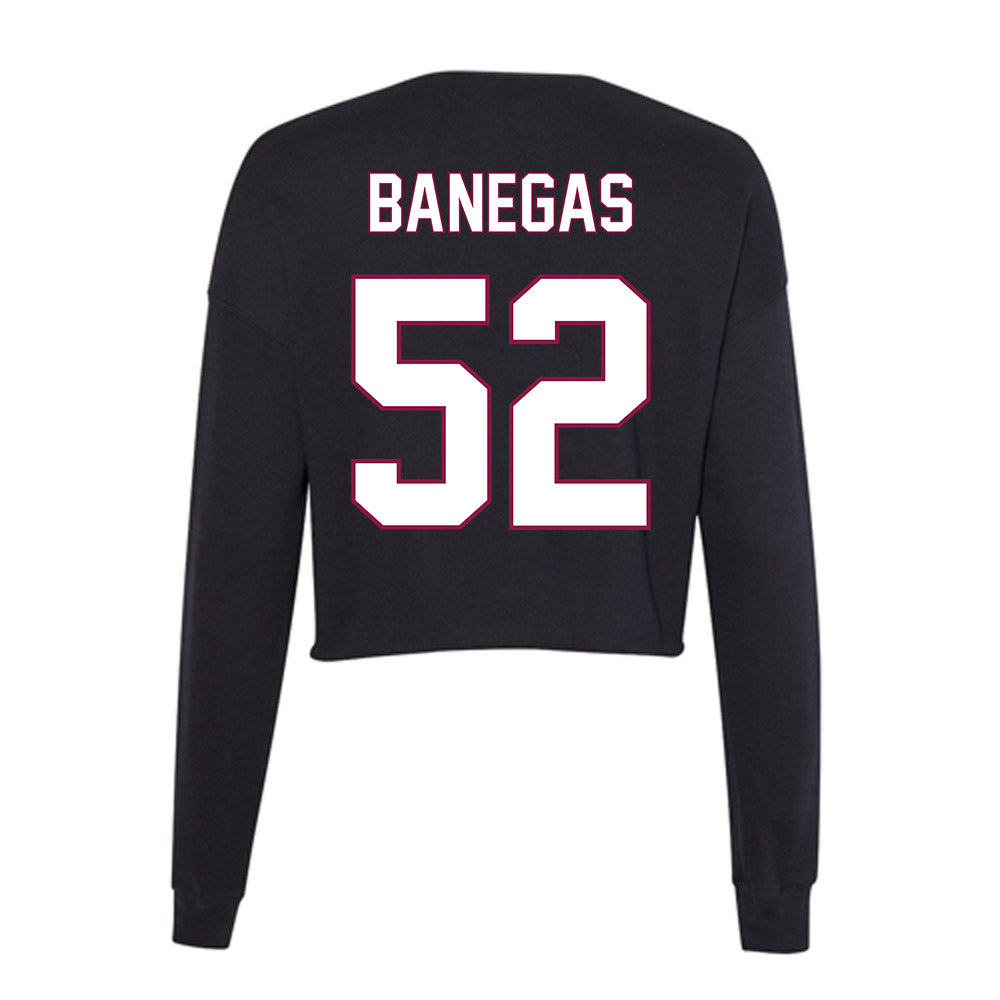 NMSU - NCAA Football : Joey Banegas - Women's Cropped Crew Fleece-1