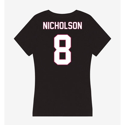 NMSU - NCAA Softball : Taylor Nicholson - Women's V-Neck T-Shirt-1