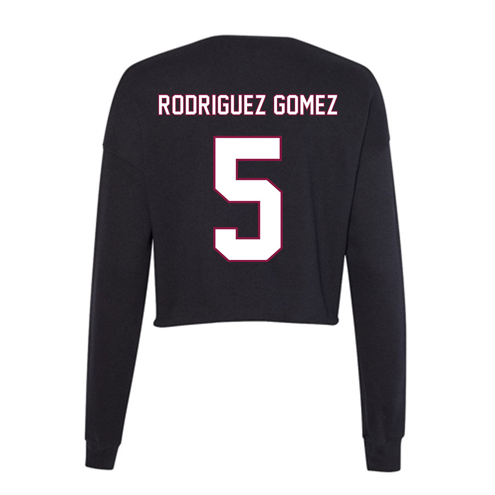 NMSU - NCAA Women's Soccer : Carolina Rodriguez Gomez - Women's Cropped Crew Fleece-1