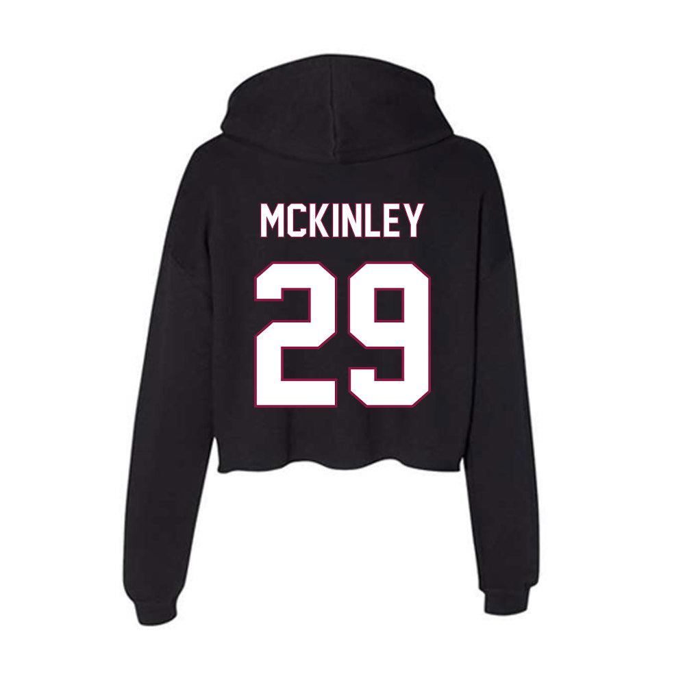 NMSU - NCAA Football : Rashad McKinley - Women's Crop Fleece Hoodie-1