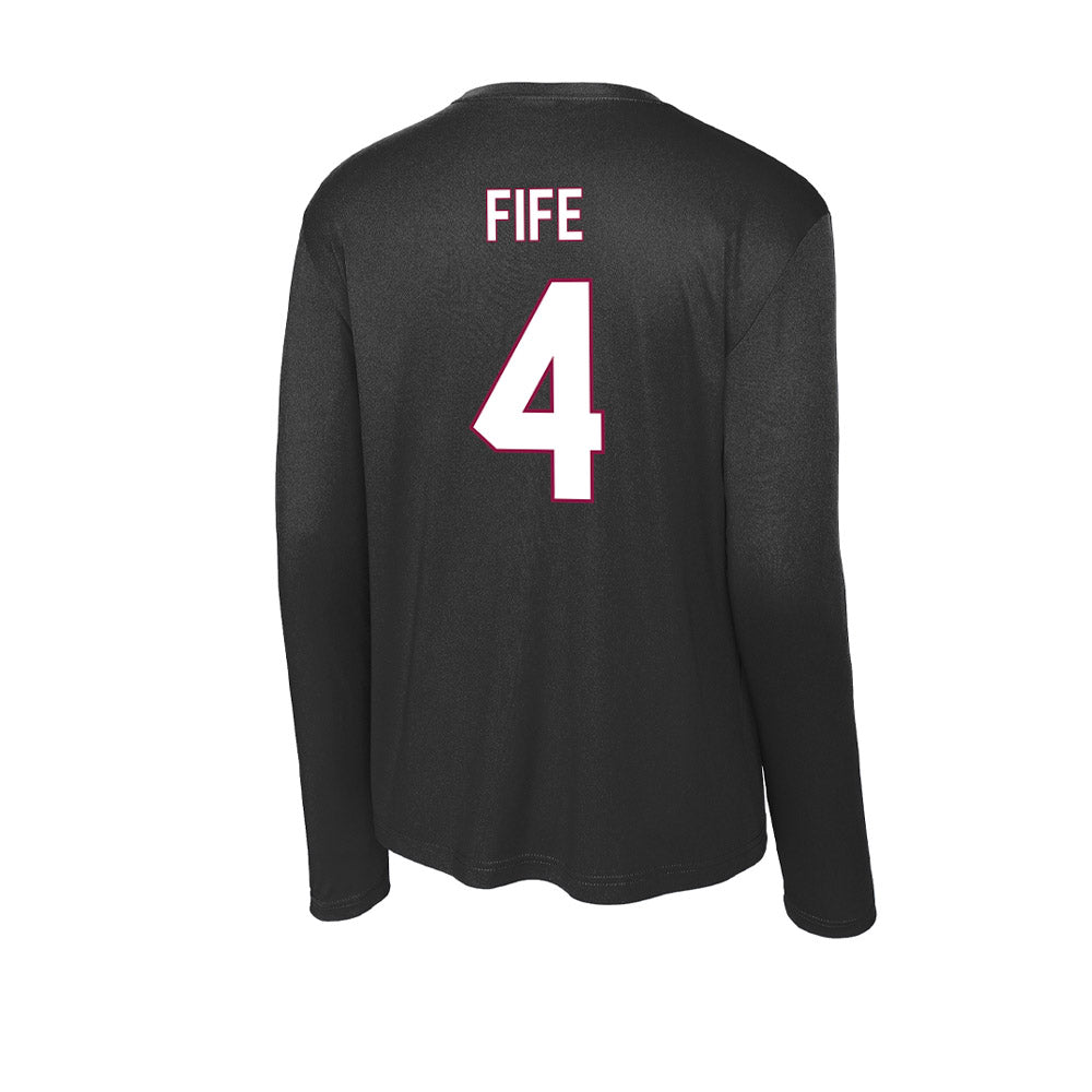NMSU - NCAA Football : Logan Fife - Activewear Long Sleeve T-Shirt-1