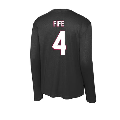 NMSU - NCAA Football : Logan Fife - Activewear Long Sleeve T-Shirt-1