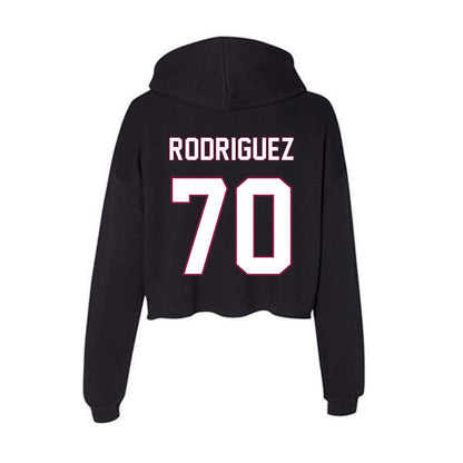 NMSU - NCAA Football : Mateo Rodriguez - Women's Crop Fleece Hoodie-1