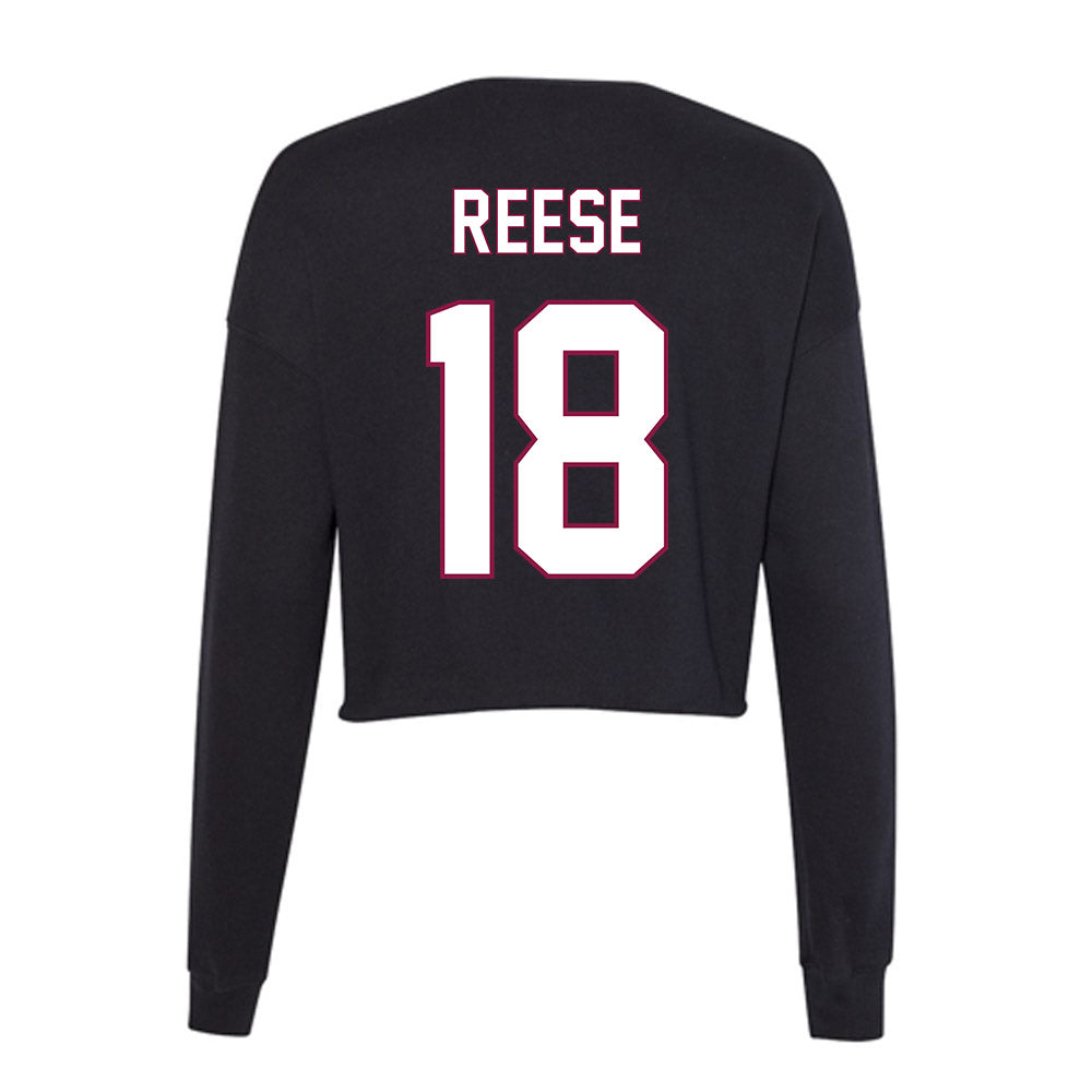 NMSU - NCAA Women's Volleyball : Nellie Reese - Women's Cropped Crew Fleece-1