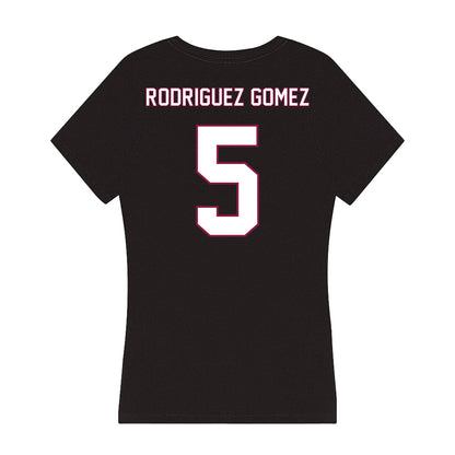 NMSU - NCAA Women's Soccer : Carolina Rodriguez Gomez - Women's V-Neck T-Shirt-1