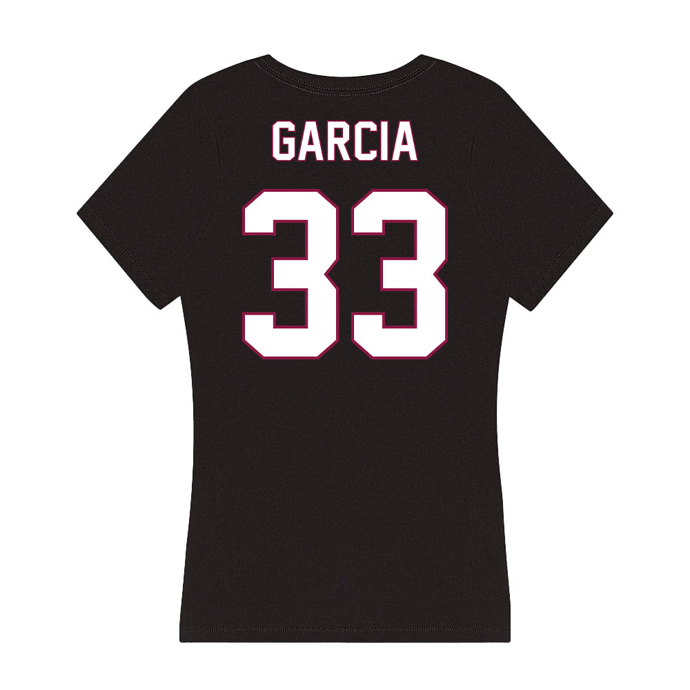 NMSU - NCAA Women's Volleyball : Rilen Garcia - Women's V-Neck T-Shirt-1