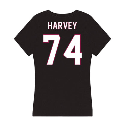 NMSU - NCAA Football : Elijah Harvey - Women's V-Neck T-Shirt-1