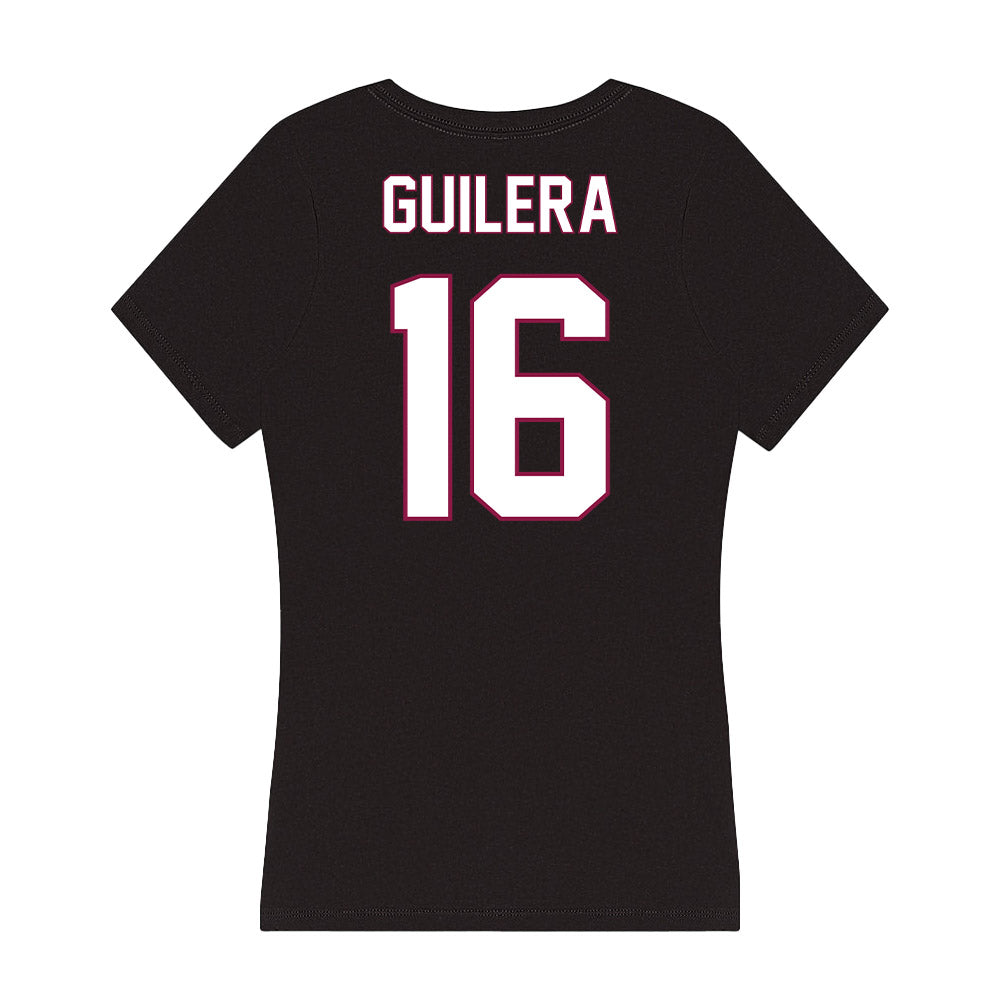 NMSU - NCAA Women's Basketball : Marta Guilera - Women's V-Neck T-Shirt-1