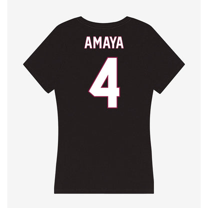 NMSU - NCAA Softball : Karyme Amaya - Women's V-Neck T-Shirt-1