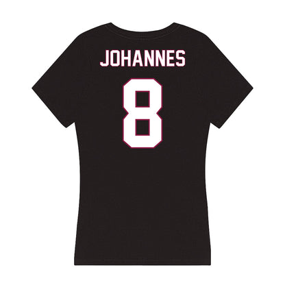 NMSU - NCAA Women's Soccer : Caetlyn Johannes - Women's V-Neck T-Shirt-1