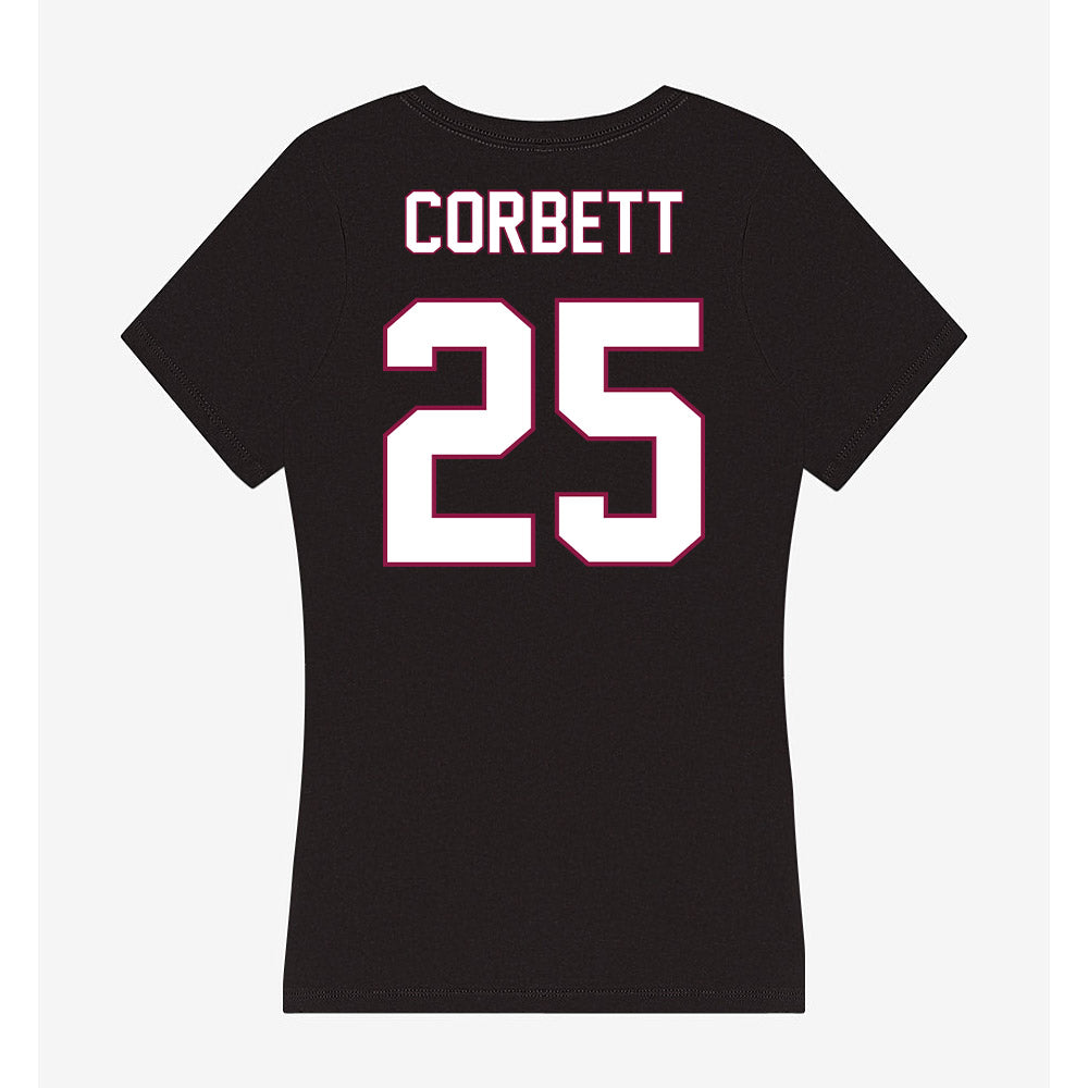 NMSU - NCAA Baseball : Austin Corbett - Women's V-Neck T-Shirt-1