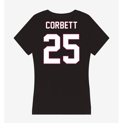 NMSU - NCAA Baseball : Austin Corbett - Women's V-Neck T-Shirt-1