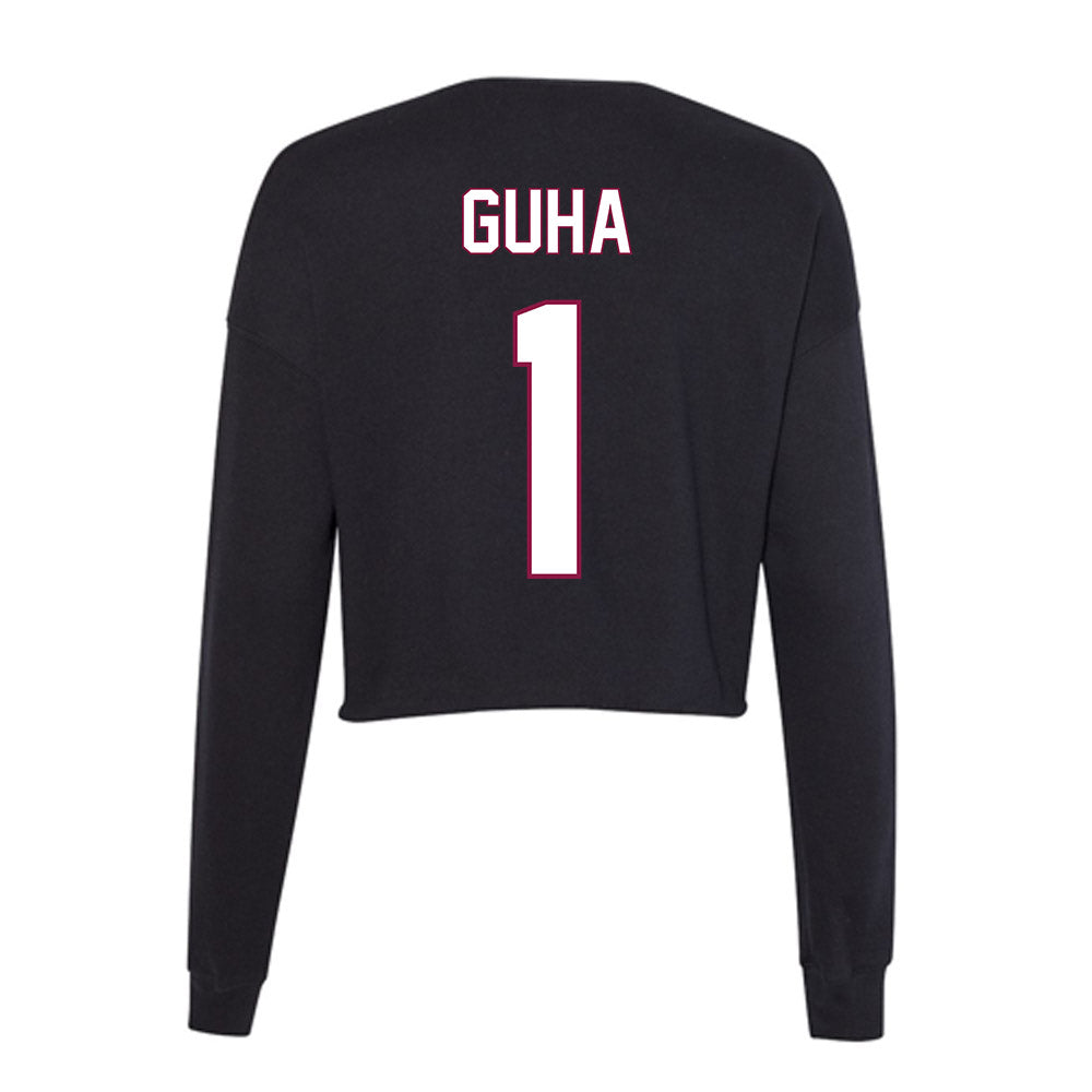 NMSU - NCAA Women's Soccer : Valerie Guha - Women's Cropped Crew Fleece-1