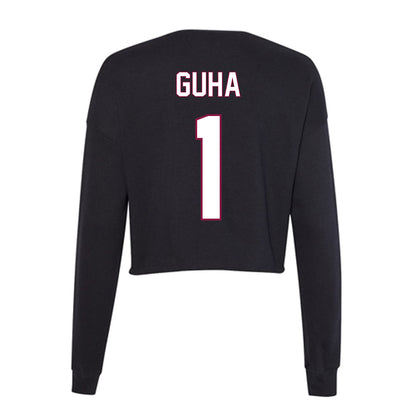 NMSU - NCAA Women's Soccer : Valerie Guha - Women's Cropped Crew Fleece-1