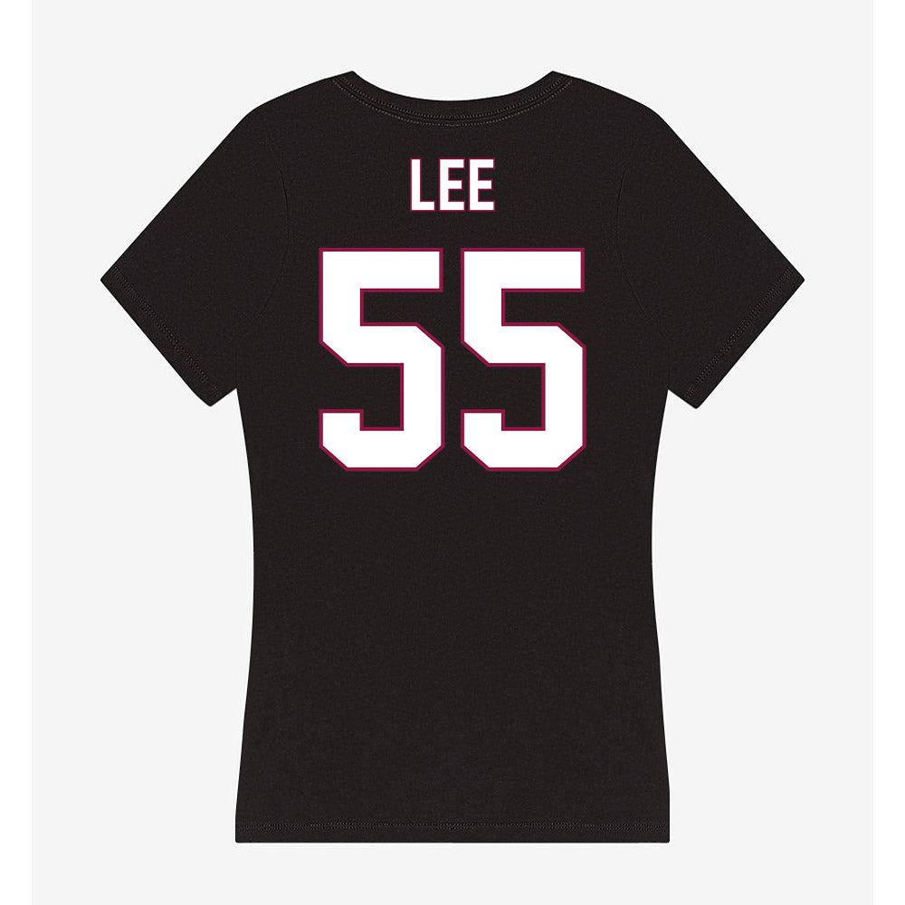 NMSU - NCAA Football : Makyi Lee - Women's V-Neck T-Shirt-1