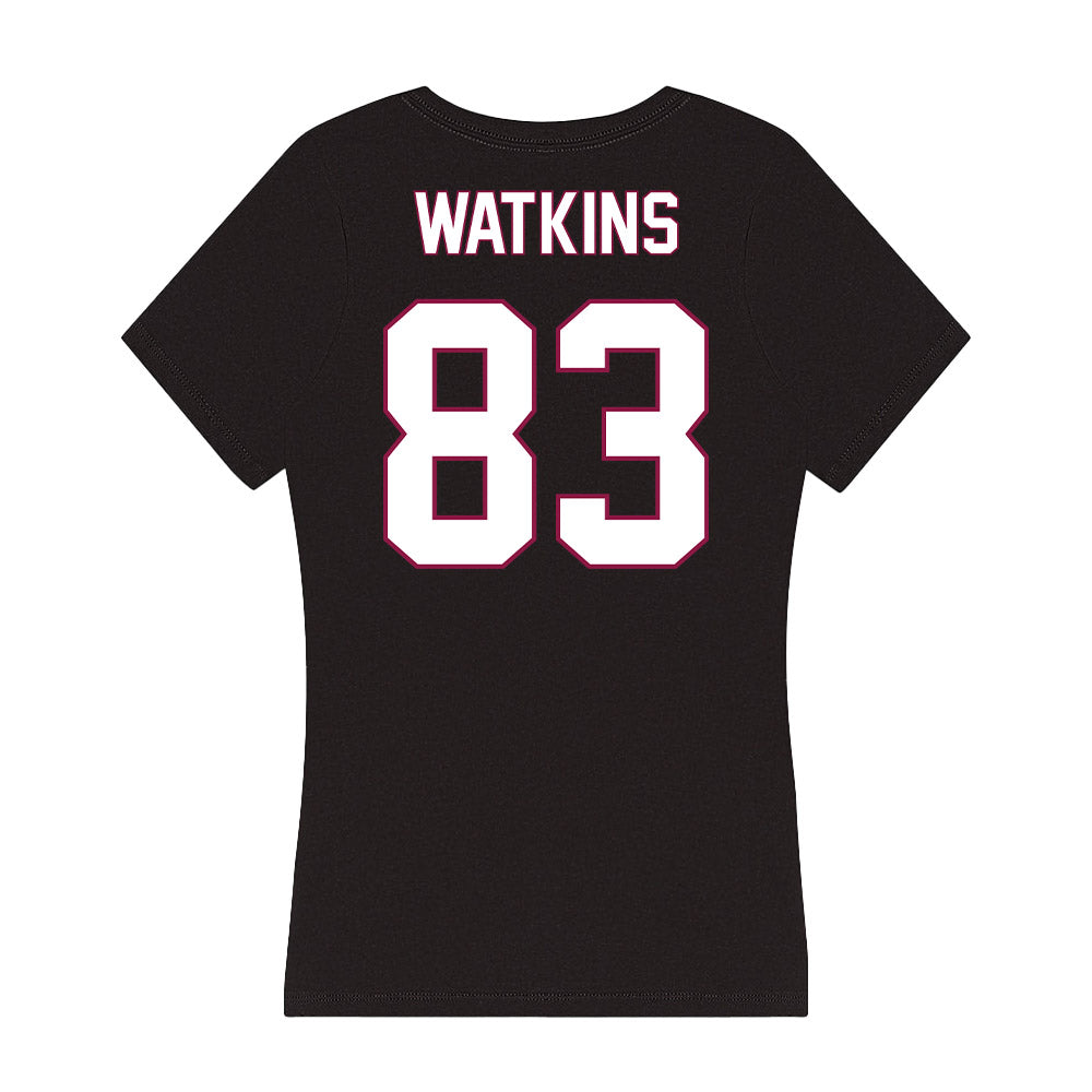 NMSU - NCAA Football : Jaylen Watkins - Women's V-Neck T-Shirt-1