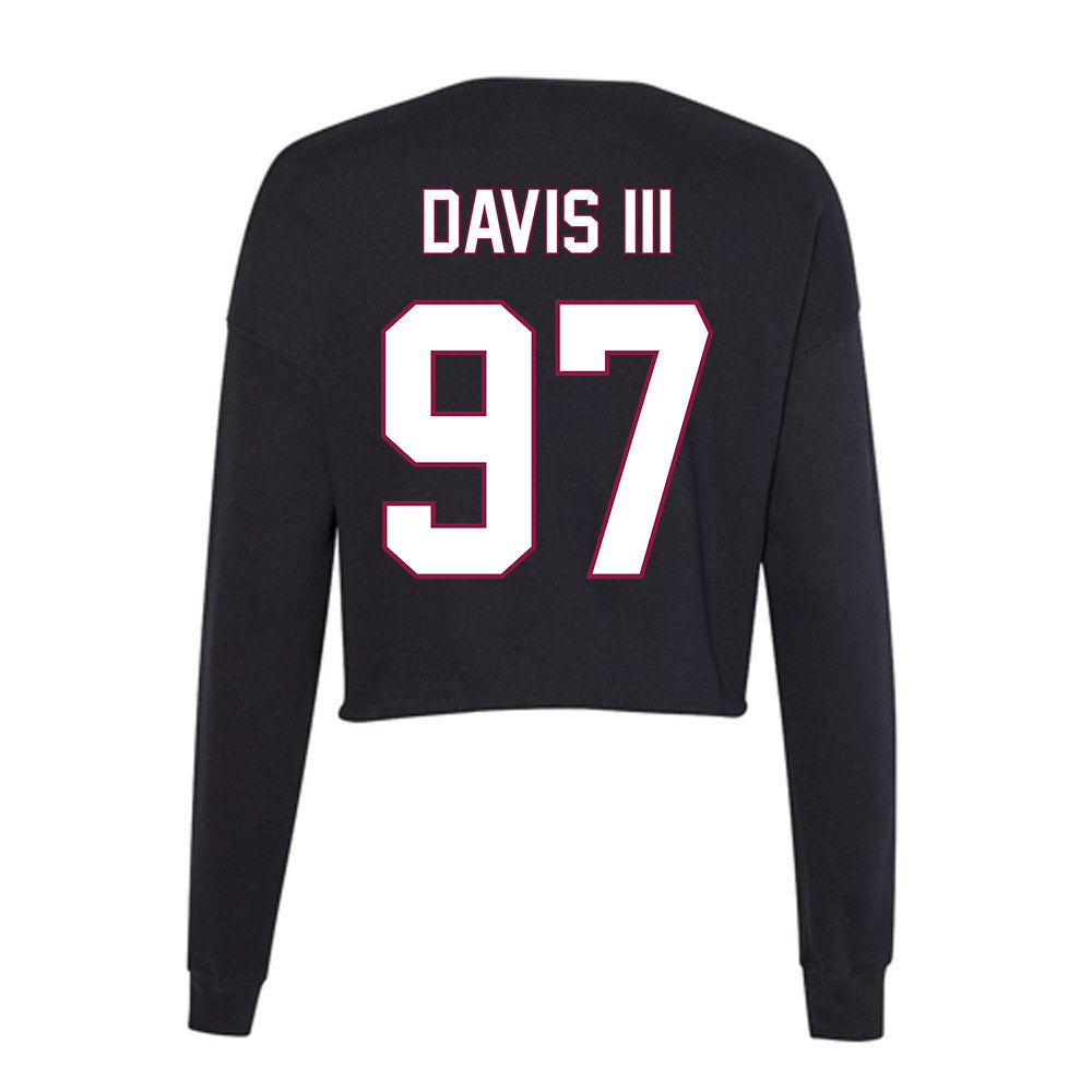 NMSU - NCAA Football : Henry Davis III - Women's Cropped Crew Fleece-1