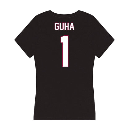 NMSU - NCAA Women's Soccer : Valerie Guha - Women's V-Neck T-Shirt-1