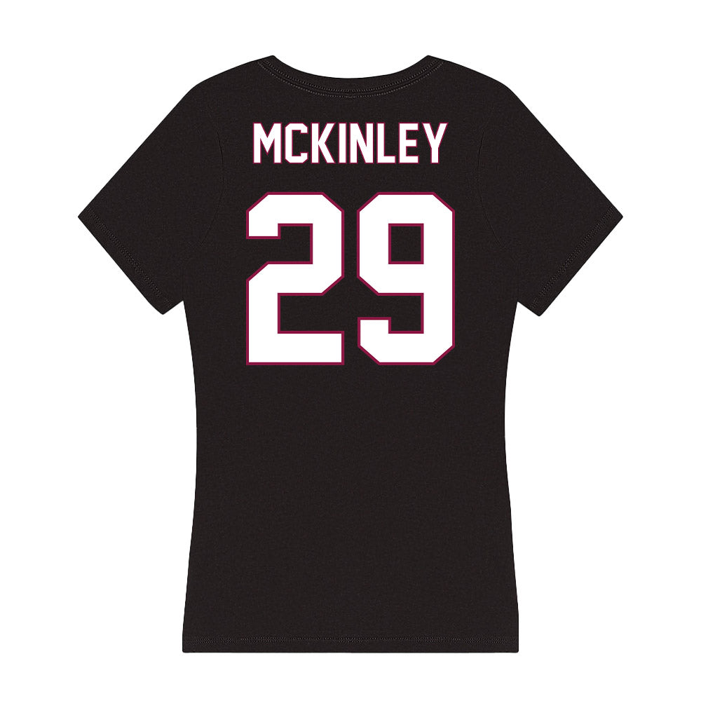 NMSU - NCAA Football : Rashad McKinley - Women's V-Neck T-Shirt-1