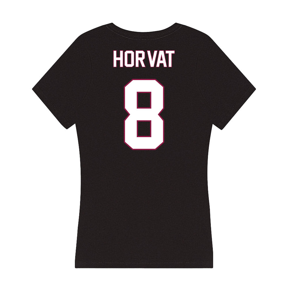 NMSU - NCAA Baseball : Gianni Horvat - Women's V-Neck T-Shirt-1