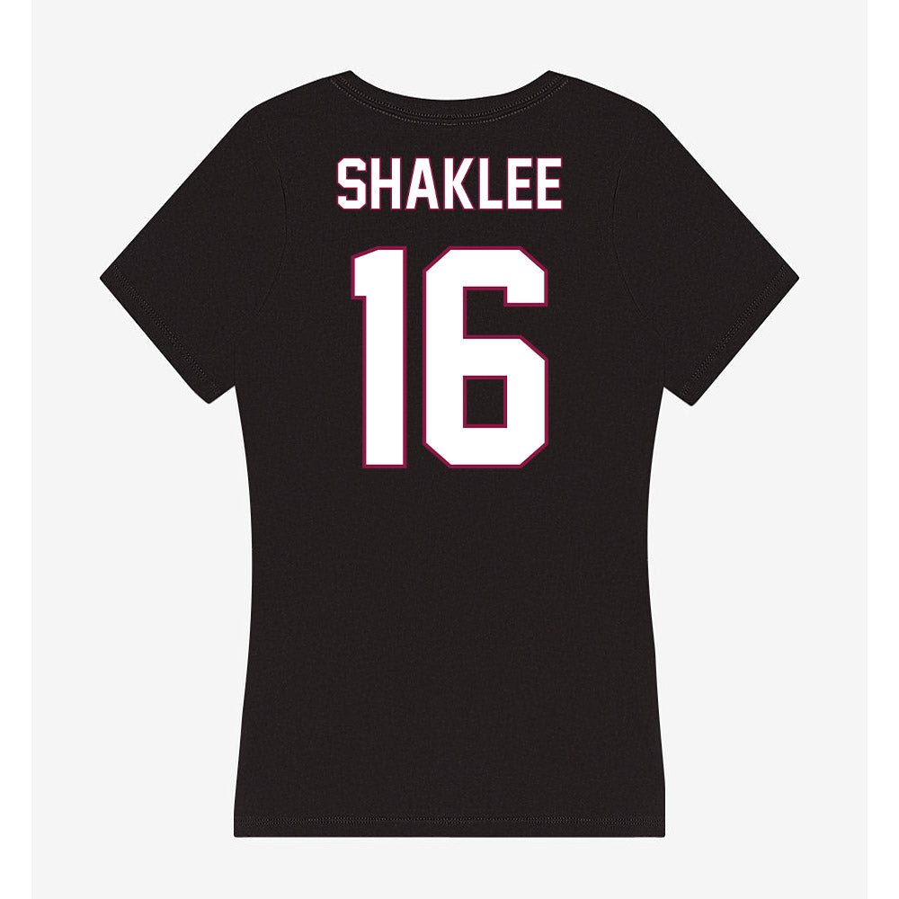 NMSU - NCAA Women's Soccer : Janae Shaklee - Women's V-Neck T-Shirt-1