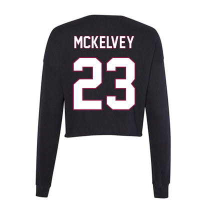 NMSU - NCAA Football : Stilton Mckelvey - Women's Cropped Crew Fleece-1