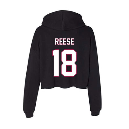 NMSU - NCAA Women's Volleyball : Nellie Reese - Women's Crop Fleece Hoodie-1