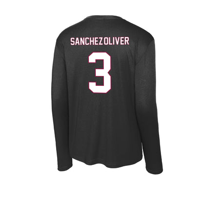 NMSU - NCAA Women's Basketball : Sianny Sanchez-Oliver - Activewear Long Sleeve T-Shirt-1