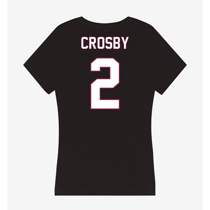 NMSU - NCAA Football : Damarcus Crosby - Women's V-Neck T-Shirt-1