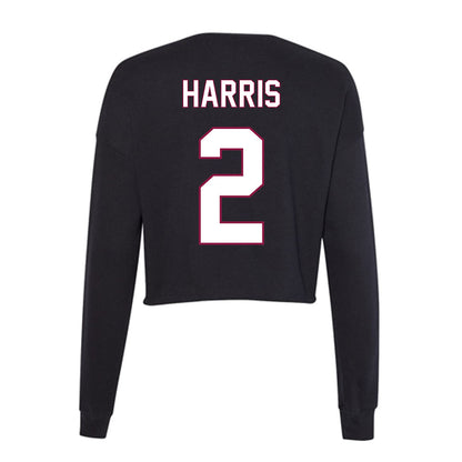 NMSU - NCAA Football : Gavin Harris - Women's Cropped Crew Fleece-1