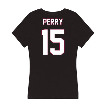 NMSU - NCAA Football : Rontravious Perry - Women's V-Neck T-Shirt-1