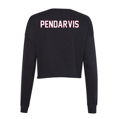 NMSU - NCAA Women's Track & Field : Grace Pendarvis - Women's Cropped Crew Fleece-1