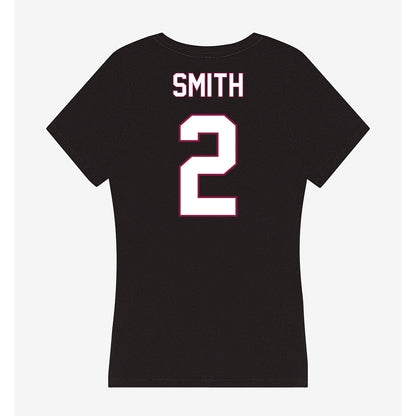 NMSU - NCAA Men's Basketball : Omarr Smith - Women's V-Neck T-Shirt-1