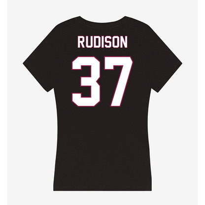 NMSU - NCAA Football : Isaiah Rudison - Women's V-Neck T-Shirt-1