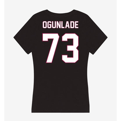 NMSU - NCAA Football : Janik Ogunlade - Women's V-Neck T-Shirt-1