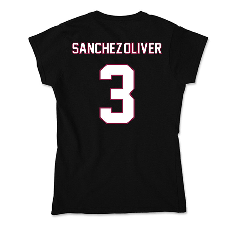 NMSU - NCAA Women's Basketball : Sianny Sanchez-Oliver - Soft Style Women’s T-Shirt-1