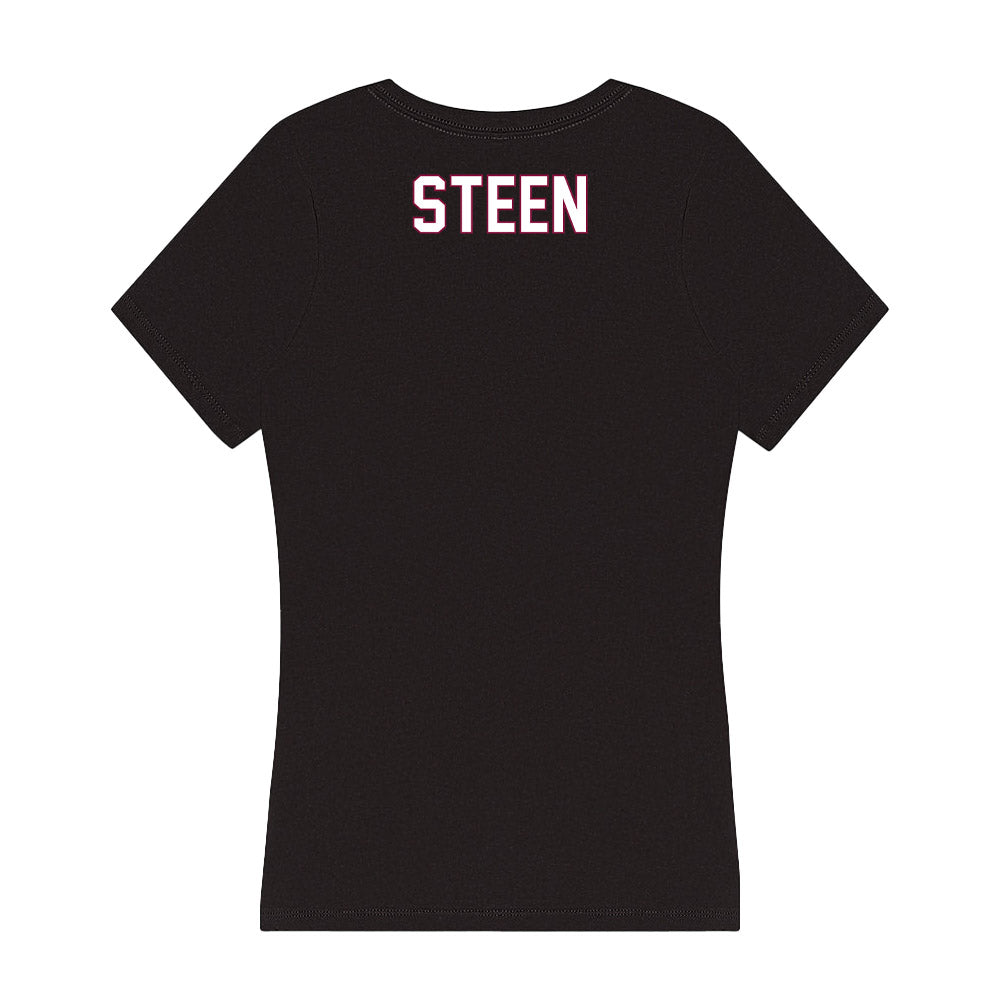 NMSU - NCAA Women's Track & Field : Terice Steen - Women's V-Neck T-Shirt-1