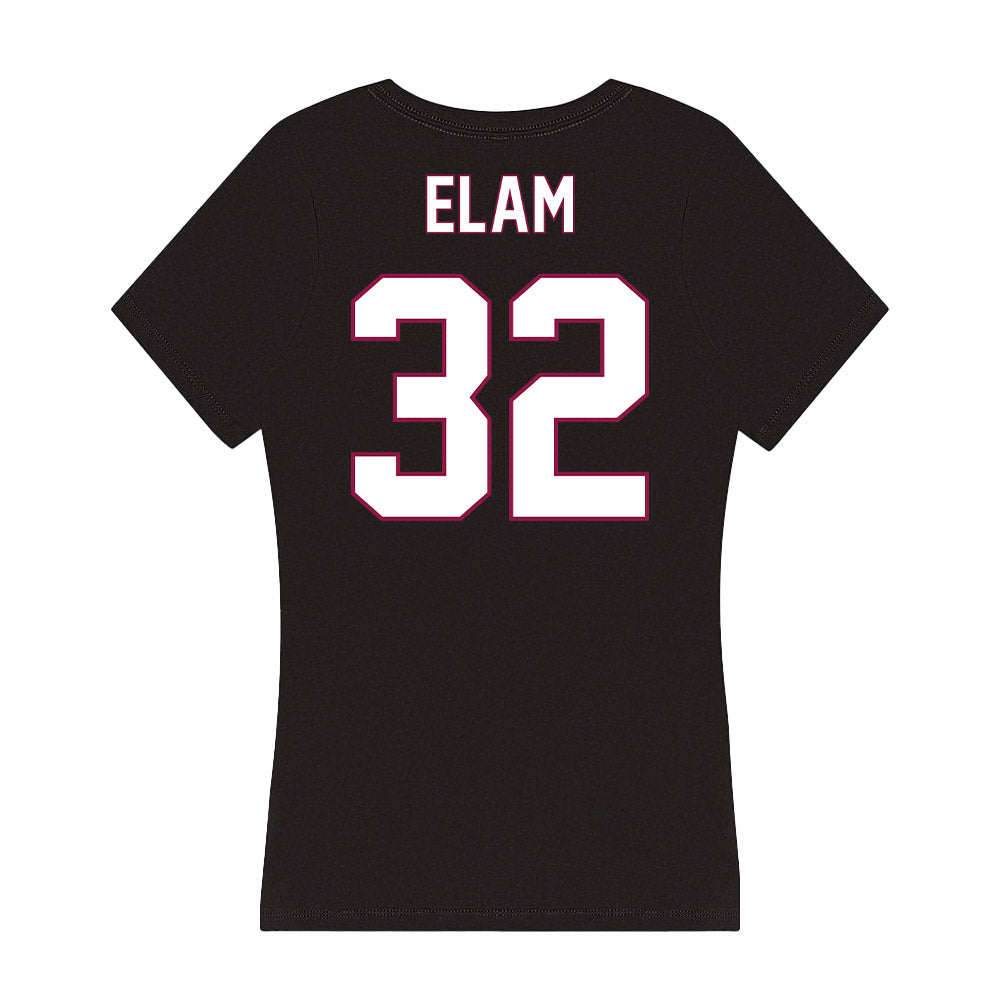 NMSU - NCAA Softball : Devin Elam - Women's V-Neck T-Shirt-1