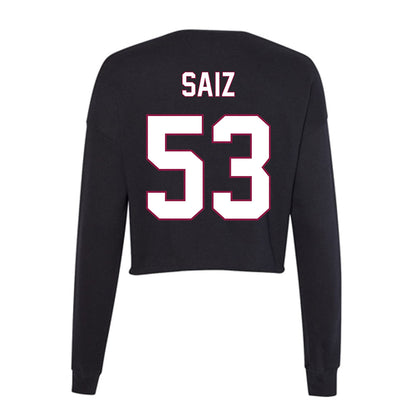 NMSU - NCAA Football : Matthew Saiz - Women's Cropped Crew Fleece-1