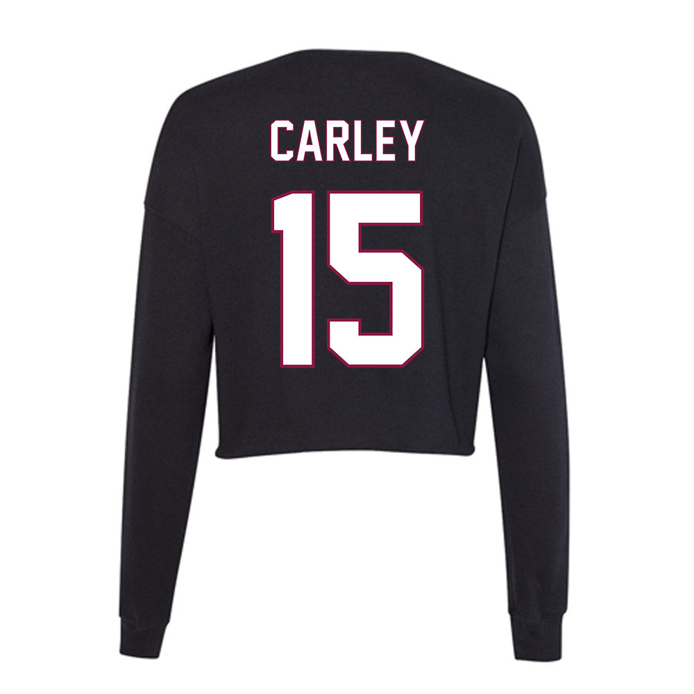 NMSU - NCAA Softball : Riley Carley - Women's Cropped Crew Fleece-1