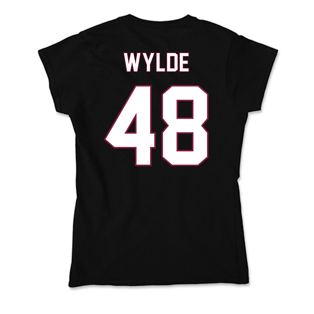 NMSU - NCAA Baseball : Connor Wylde - Soft Style Women’s T-Shirt-1