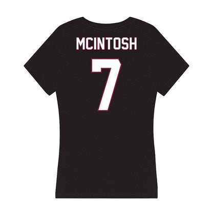 NMSU - NCAA Women's Volleyball : Sidney McIntosh - Women's V-Neck T-Shirt-1