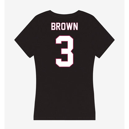 NMSU - NCAA Football : Shawn Brown - Women's V-Neck T-Shirt-1
